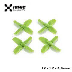 IGMIC Micro Whoop propellers 1.2X1.2X4 (31MM)0.8MM Shaft (2CW+2CCW) for FPV Racer-ABS