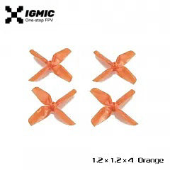 IGMIC Micro Whoop propellers 1.2X1.2X4 (31MM)0.8MM Shaft (2CW+2CCW) for FPV Racer-ABS