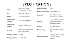 TX16S MKII Radio Transparent Version (MCK Edition / ELRS / M2)